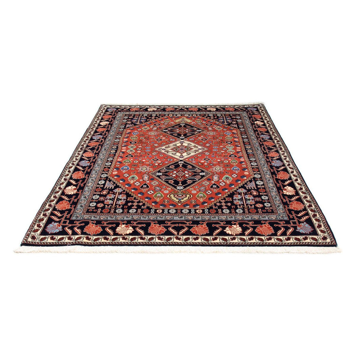 Tapis Gabbeh - Persan Kashkuli - 194 x 156 cm - marron