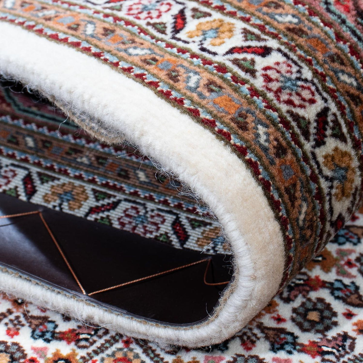 Tapis persan - Tabriz - Royal - 208 x 153 cm - marron clair