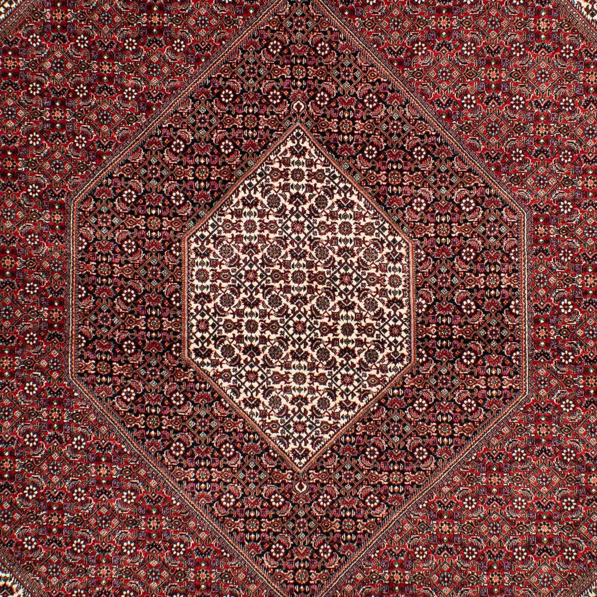 Tapis persan - Bidjar - 304 x 204 cm - rouge foncé
