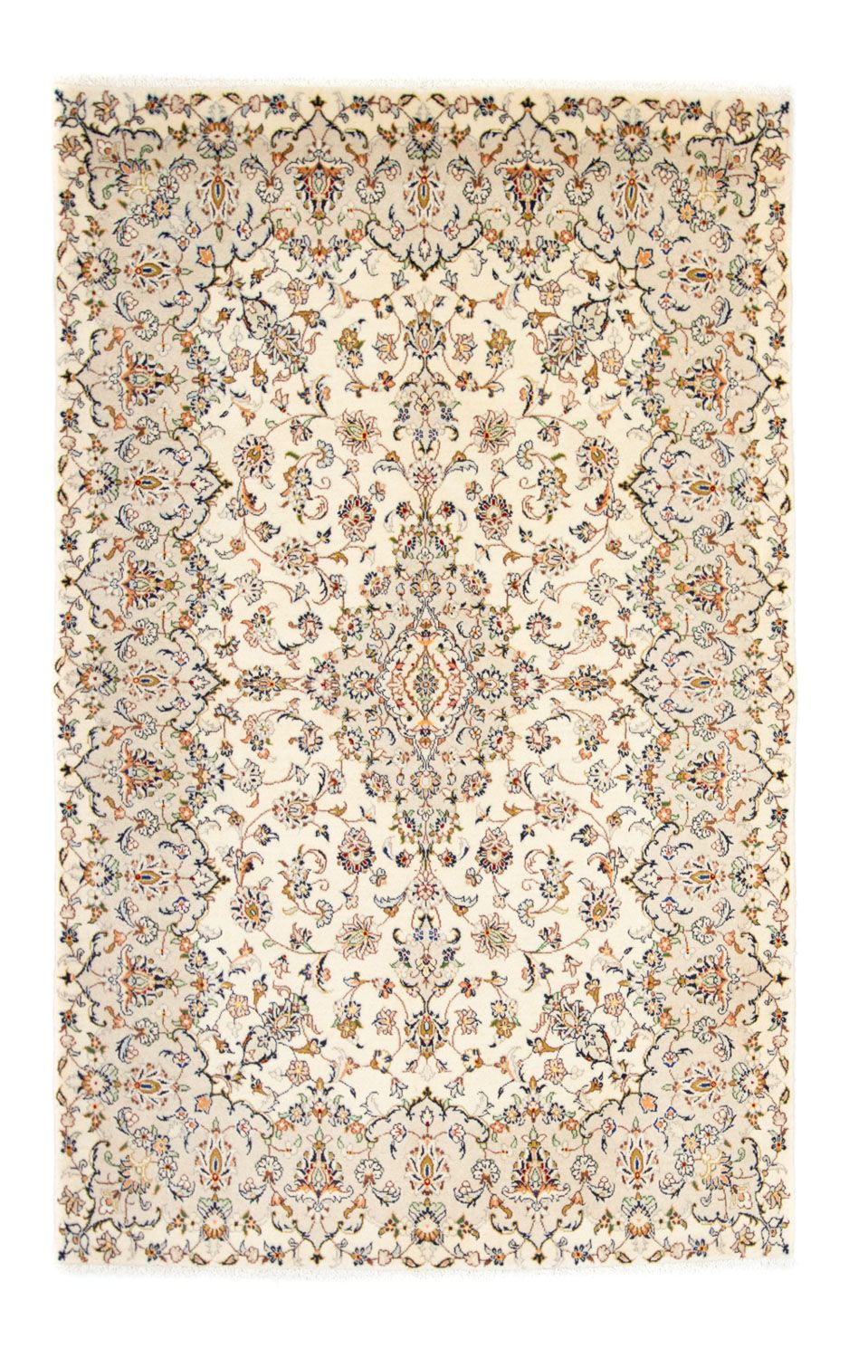 Tapis persan - Keshan - 220 x 142 cm - beige