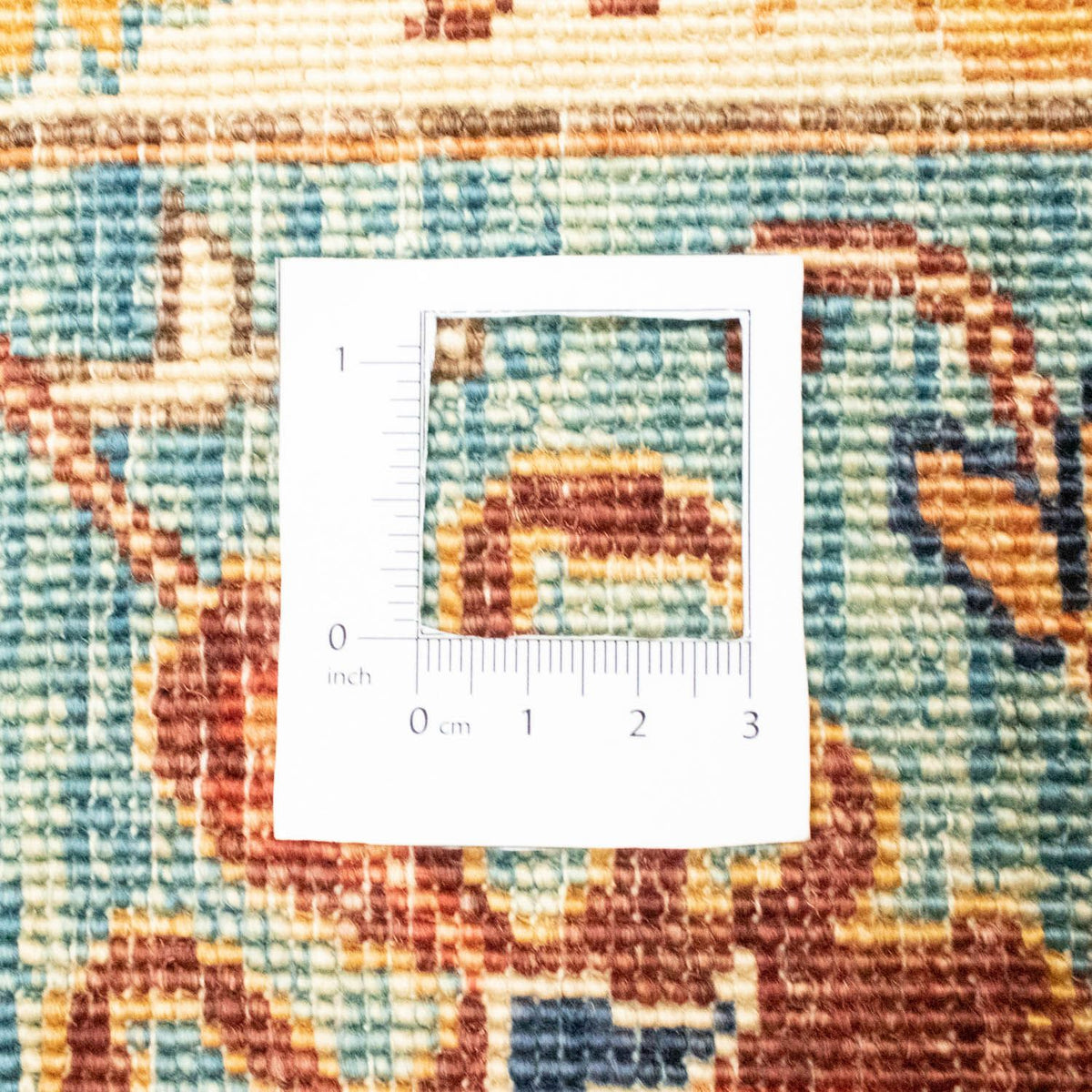 Tapis afghan - 201 x 149 cm - rouge