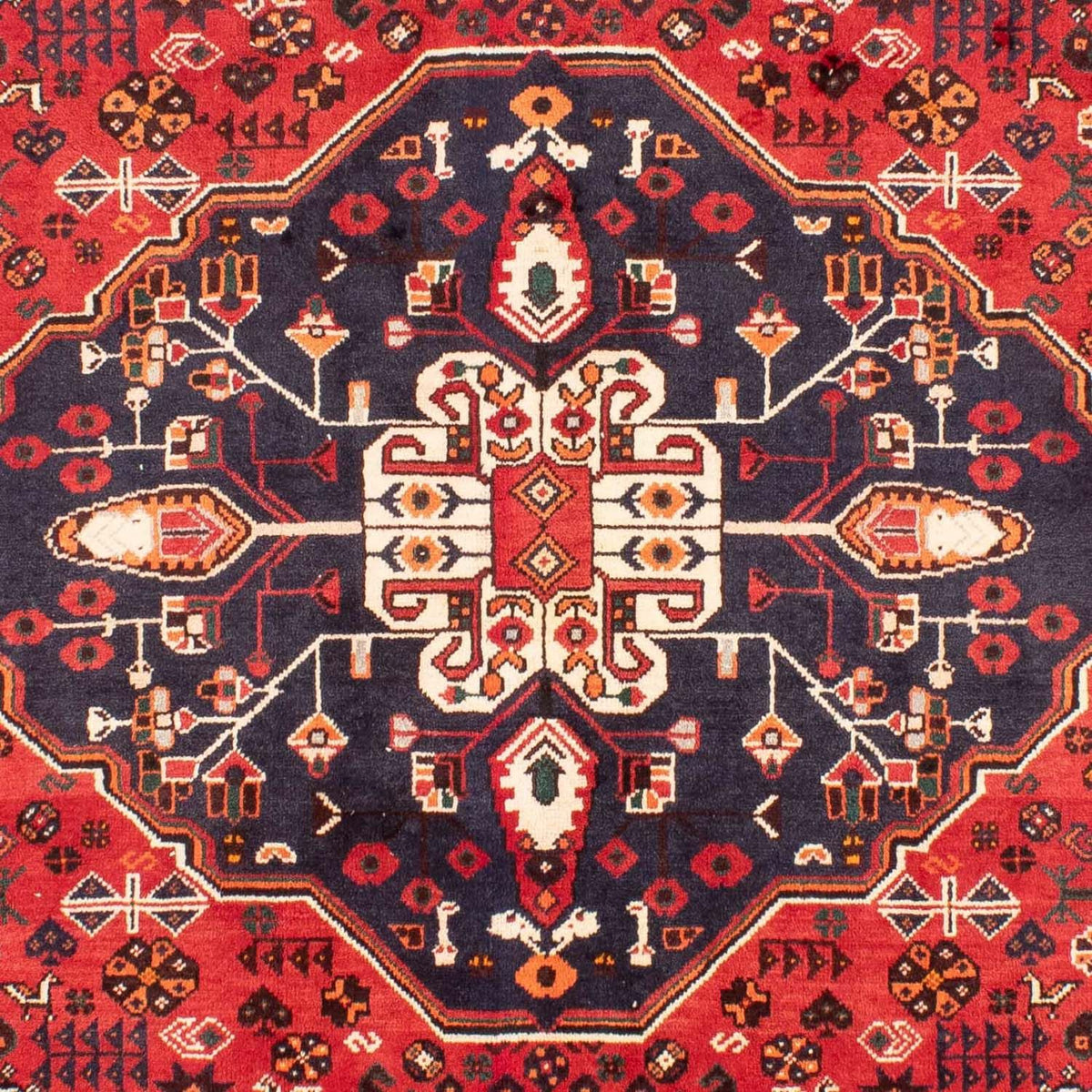 Tapis persan - Nomadic - 290 x 204 cm - rouge