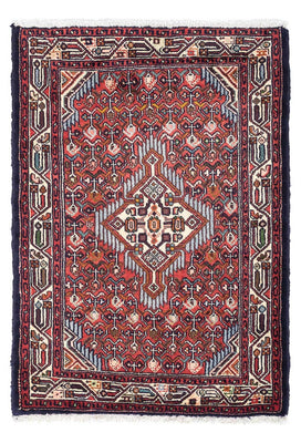 Tapis persan - Nomadic - 122 x 81 cm - rouge clair