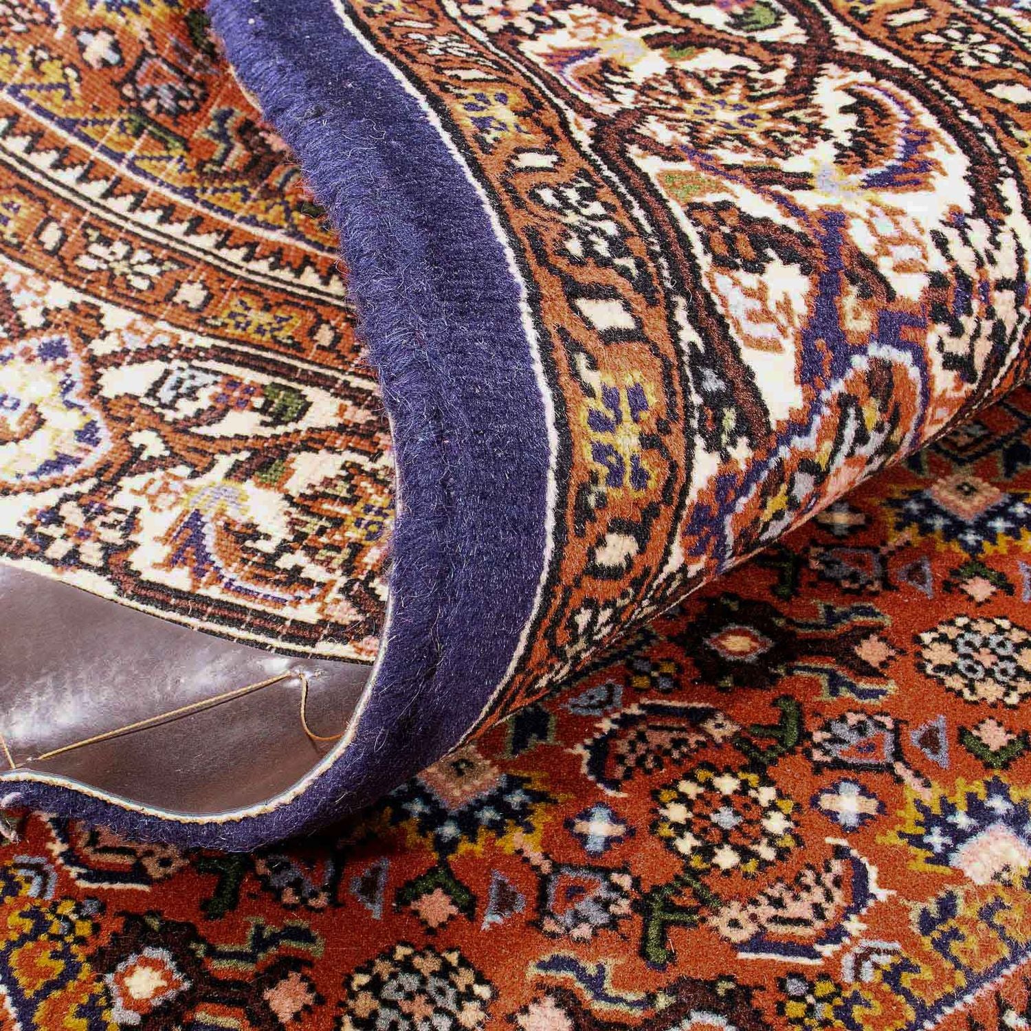 Tapis persan - Bidjar - 175 x 108 cm - rouge clair