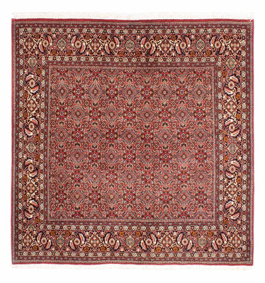 Tapis persan - Bidjar carré  - 197 x 190 cm - rouge clair