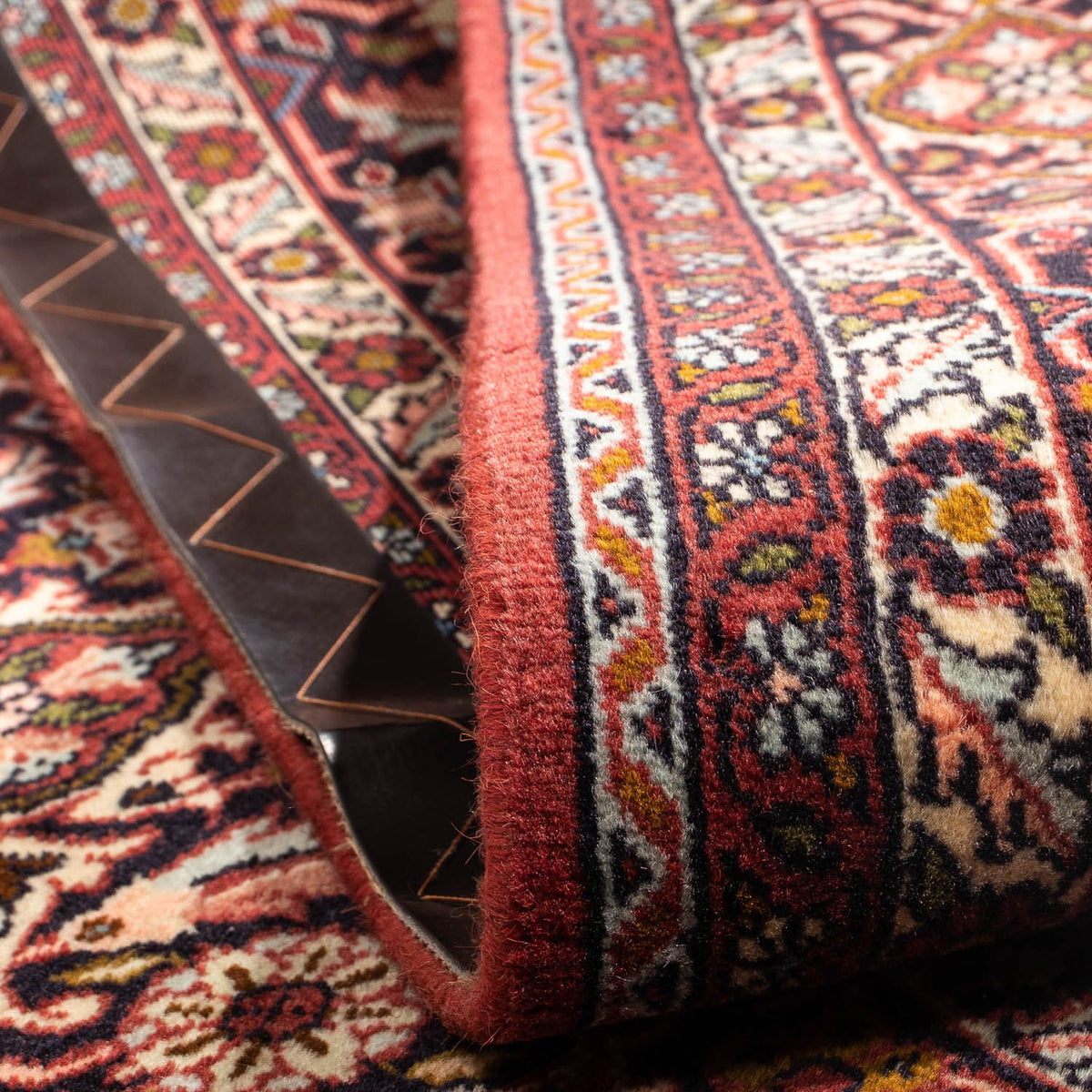 Tapis persan - Bidjar carré  - 197 x 190 cm - rouge clair