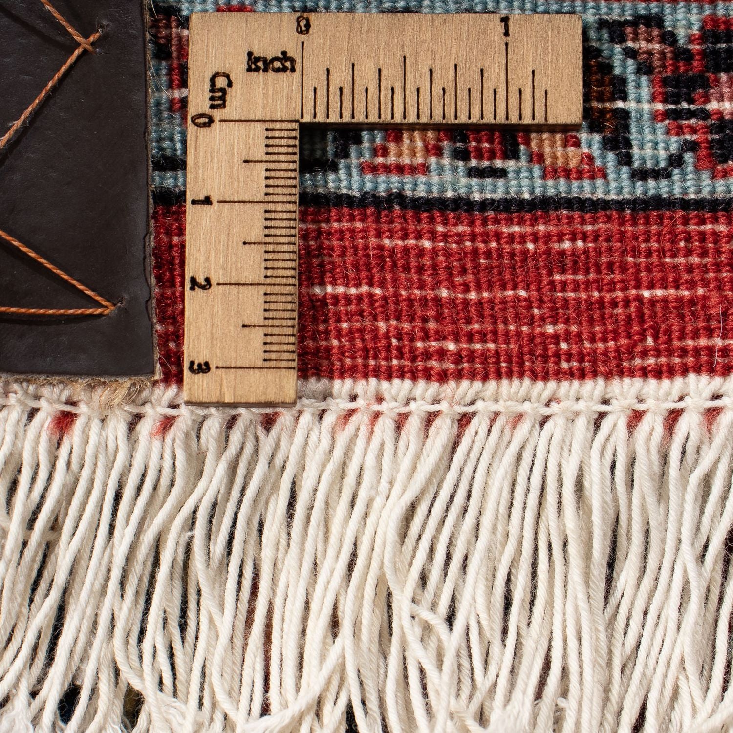 Tapis persan - Bidjar - 286 x 202 cm - rouge foncé