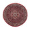 Tapis persan - Bidjar ronde  - 100 x 100 cm - rouge foncé