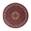 Tapis persan - Bidjar ronde  - 150 x 150 cm - rouge foncé