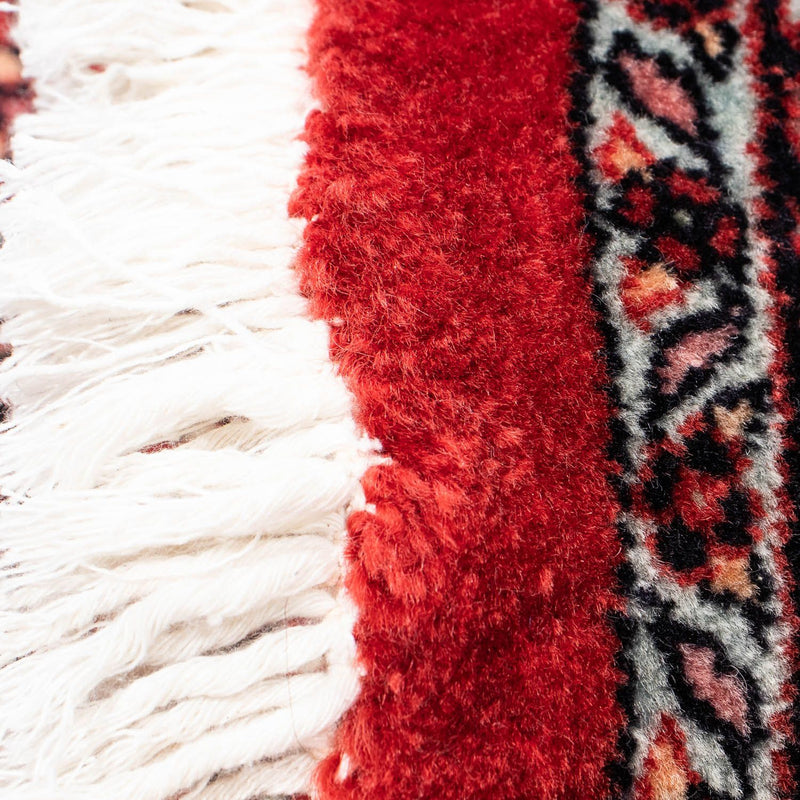 Tapis persan - Bidjar ronde  - 150 x 150 cm - rouge foncé