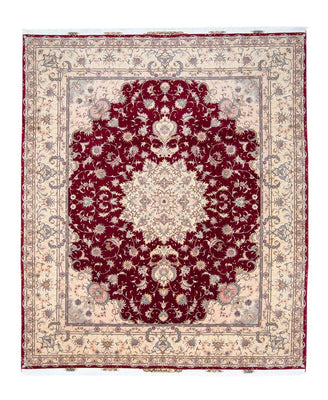 Tapis persan - Tabriz - Royal - 293 x 248 cm - rouge foncé