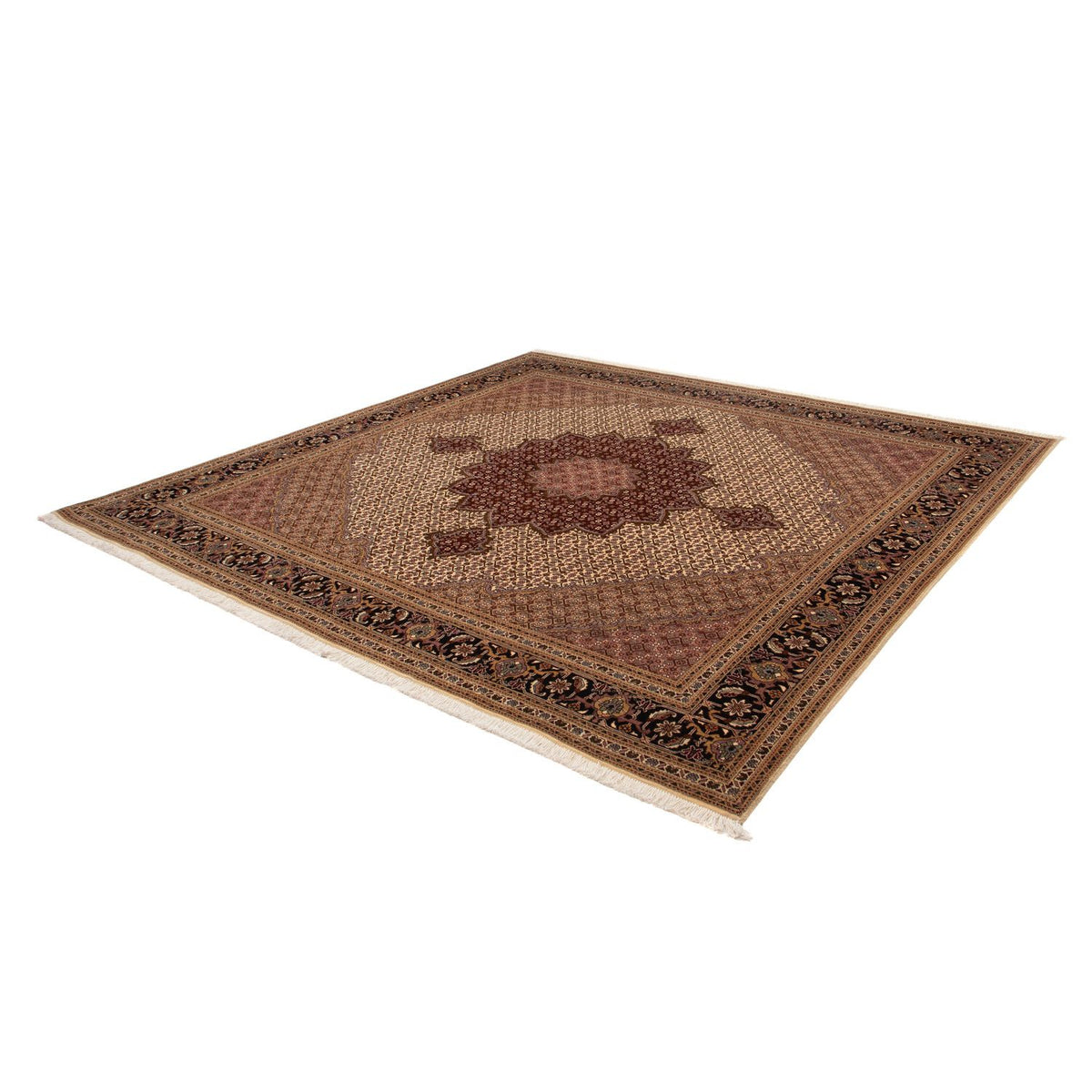 Tapis persan - Tabriz - Royal - 351 x 252 cm - marron