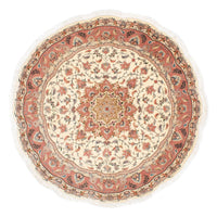 Tapis persan - Tabriz - Royal ronde  - 150 x 150 cm - beige