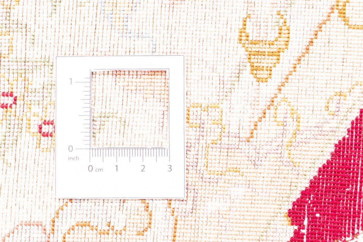 Tapis persan - Tabriz - Royal ronde  - 150 x 150 cm - rouge foncé