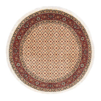 Tapis persan - Tabriz - Royal ronde  - 150 x 150 cm - marron clair
