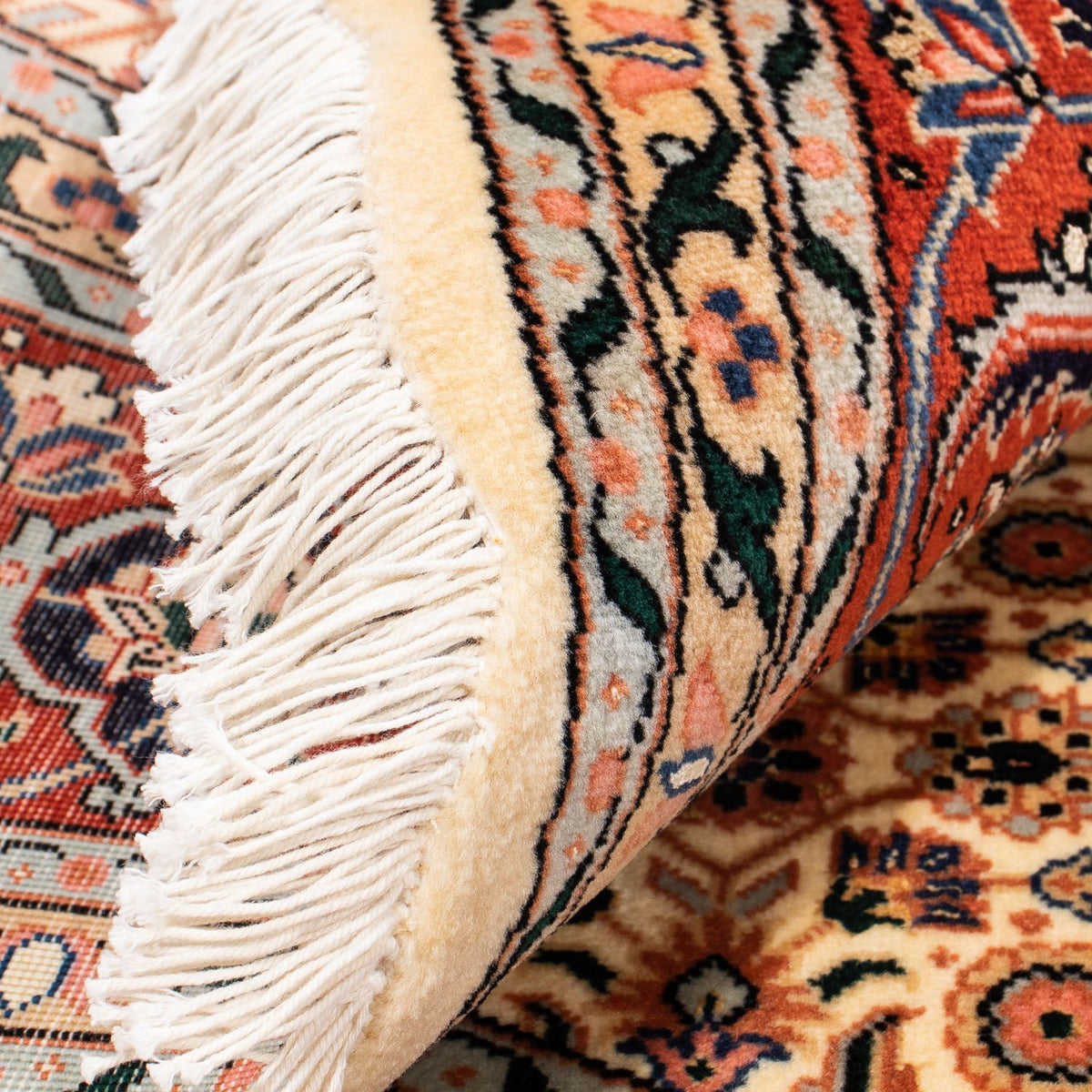 Tapis persan - Tabriz - Royal ronde  - 150 x 150 cm - marron clair