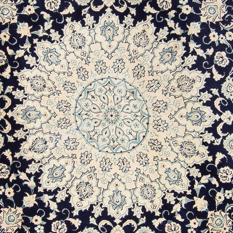 Tapis persan - Nain - 352 x 248 cm - bleu foncé
