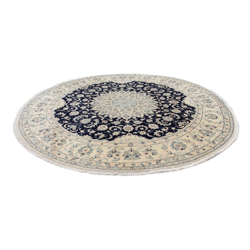 Tapis persan - Nain - 352 x 248 cm - bleu foncé