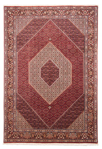 Tapis persan - Bidjar - 358 x 253 cm - rouge foncé