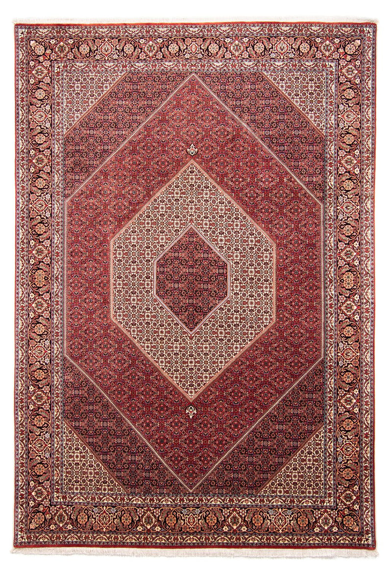 Tapis persan - Bidjar - 358 x 253 cm - rouge foncé