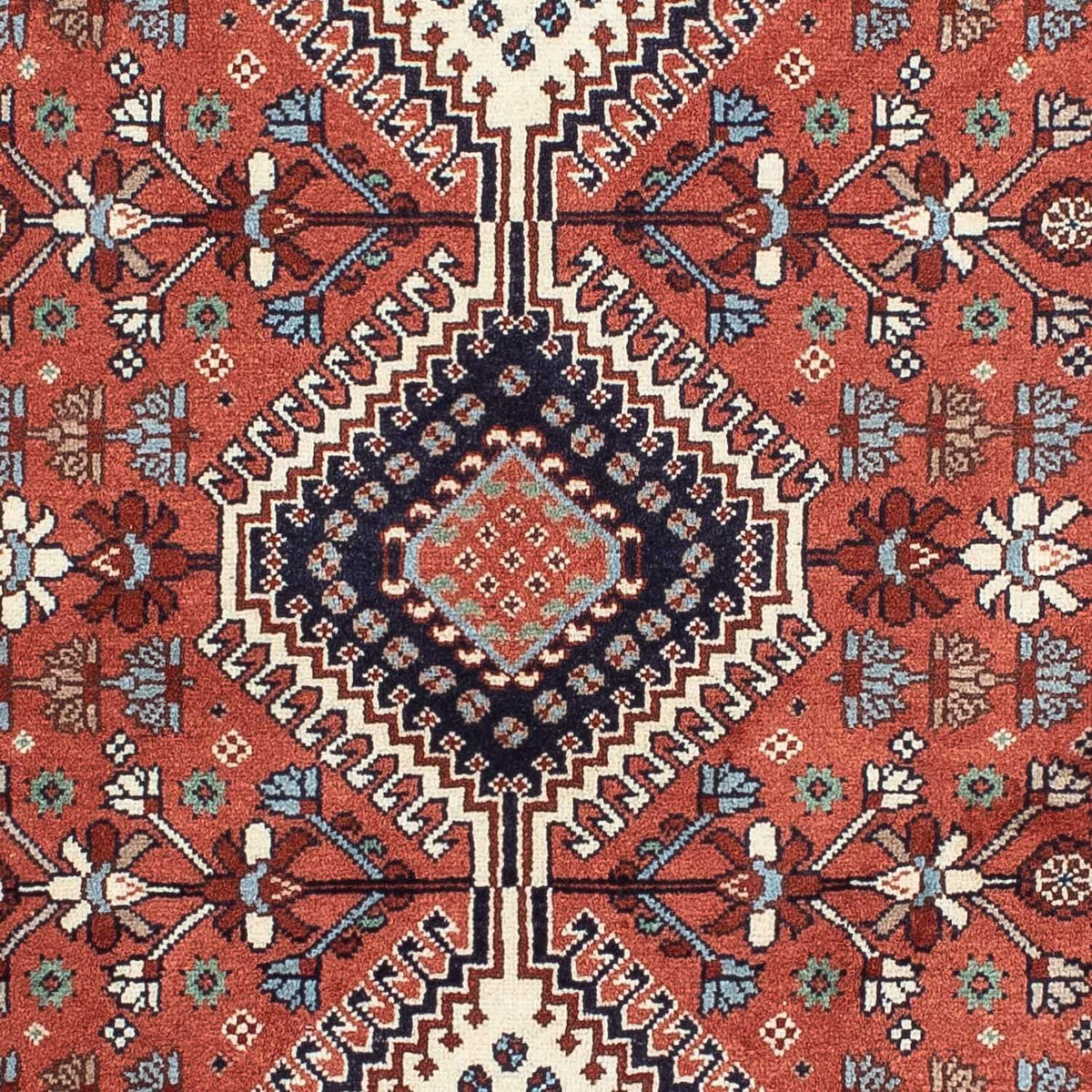 Tapis persan - Nomadic - 163 x 108 cm - rouille