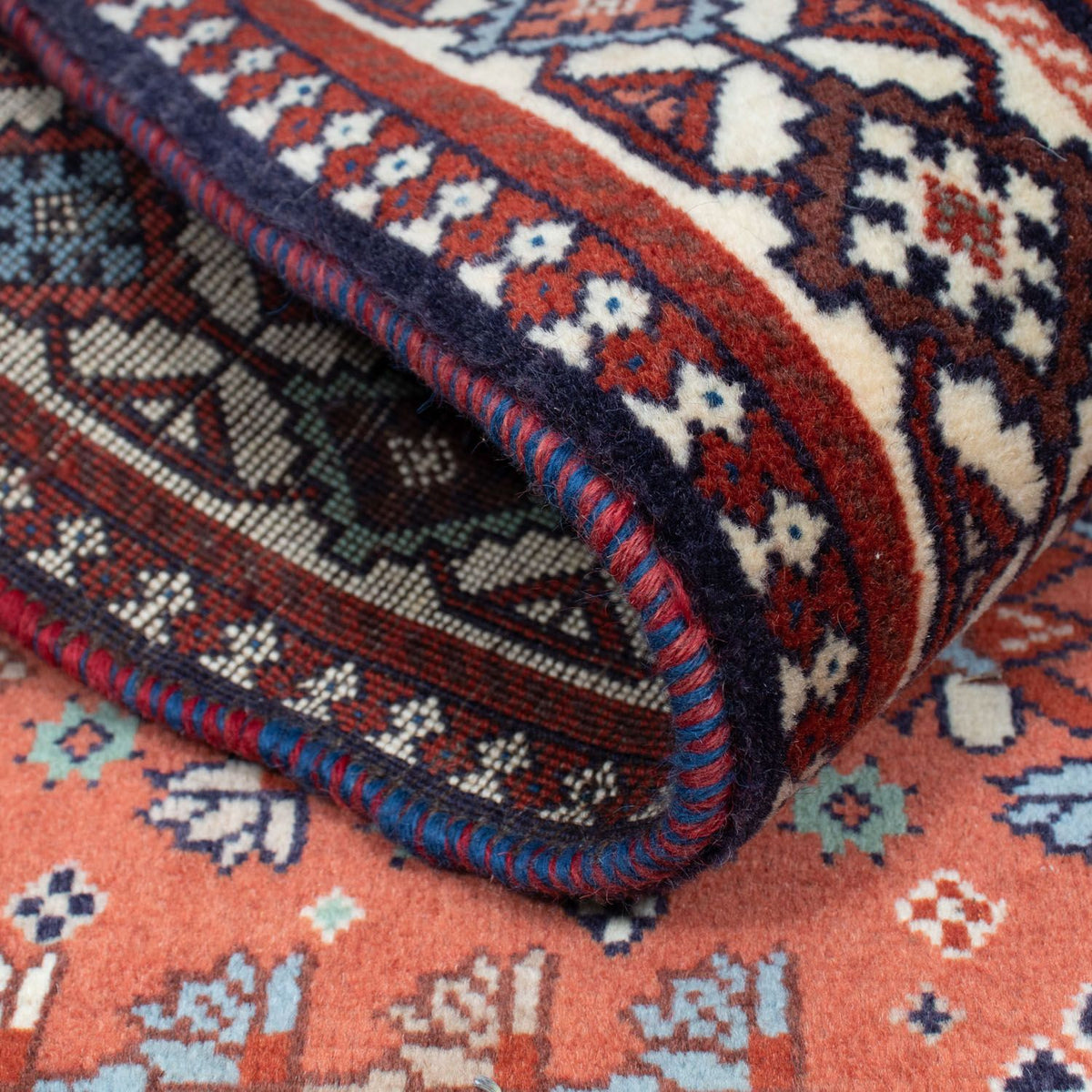 Tapis persan - Nomadic - 163 x 108 cm - rouille