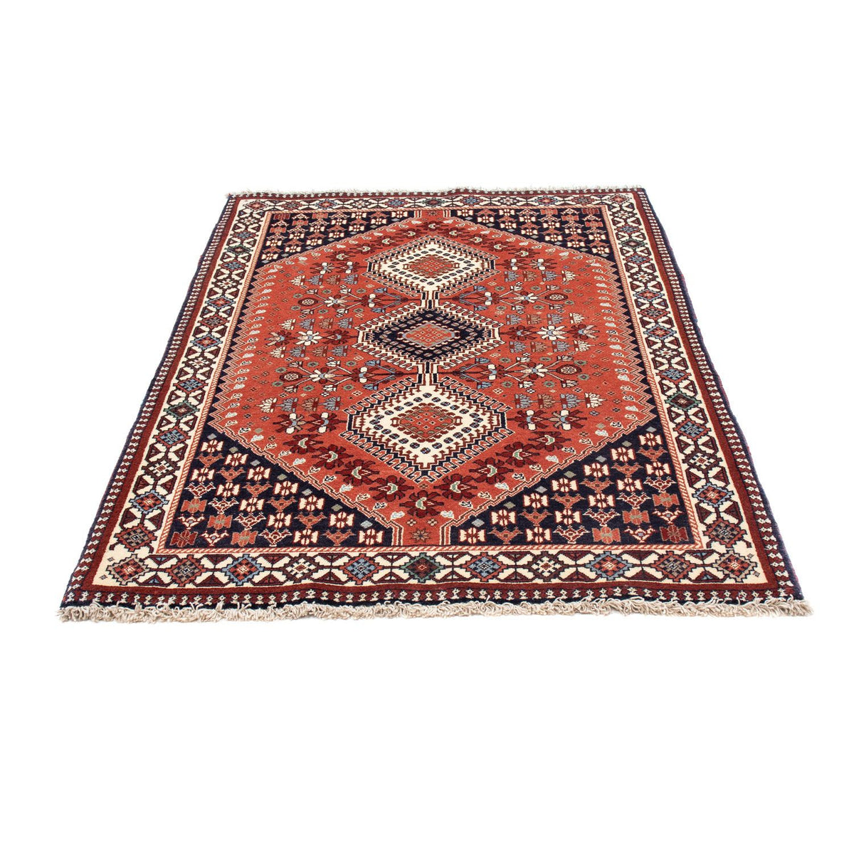 Tapis persan - Nomadic - 163 x 108 cm - rouille