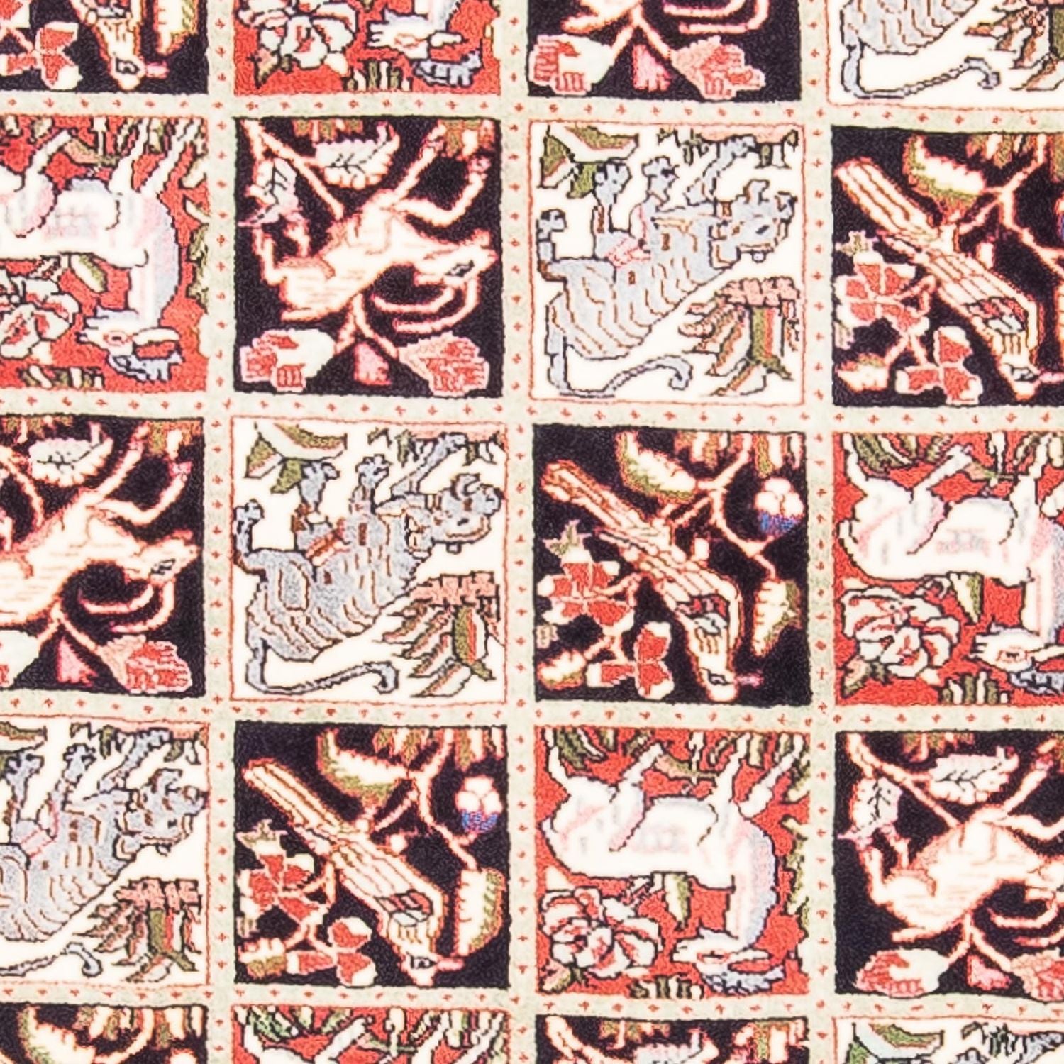 Tapis persan - Bidjar - 138 x 71 cm - rouge clair
