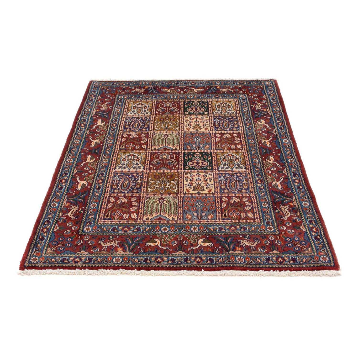 Tapis persan - Classique - 144 x 100 cm - rouge foncé