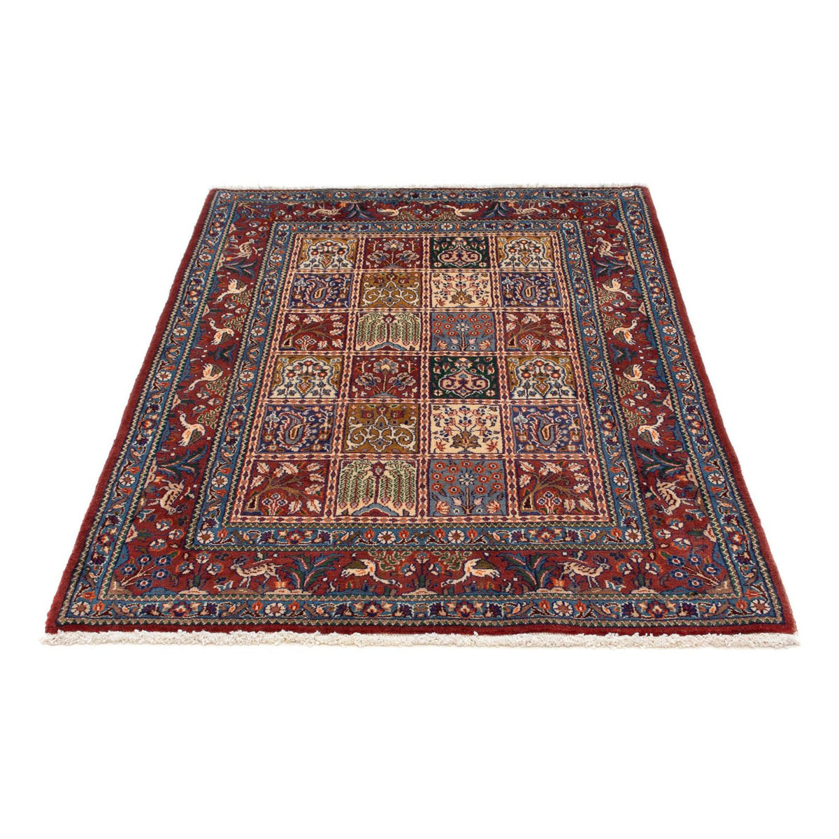 Tapis persan - Classique - 144 x 100 cm - rouge foncé