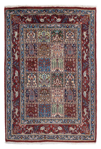Tapis persan - Classique - 140 x 95 cm - rouge foncé