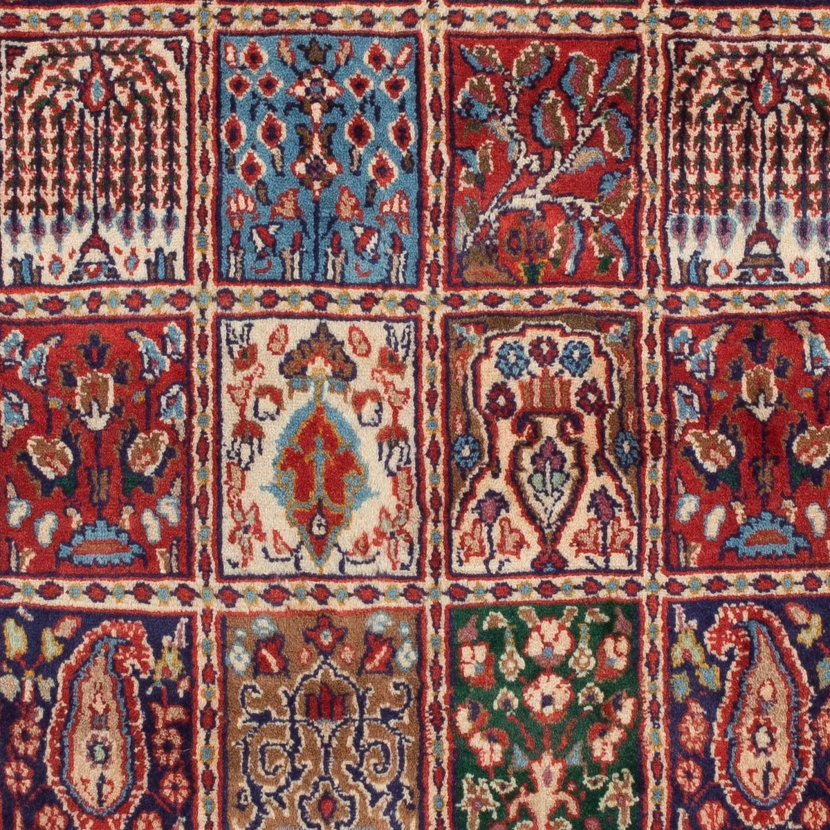 Tapis persan - Classique - 142 x 97 cm - rouge foncé