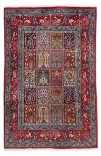 Tapis persan - Classique - 145 x 96 cm - rouge foncé