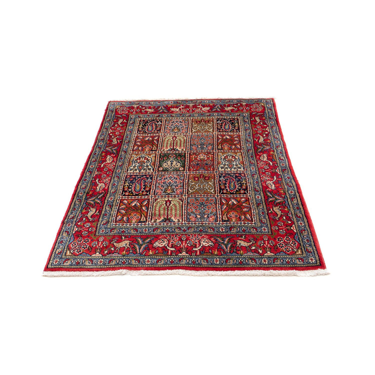 Tapis persan - Classique - 145 x 96 cm - rouge foncé