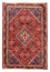 Tapis persan - Nomadic - 205 x 138 cm - rouge foncé