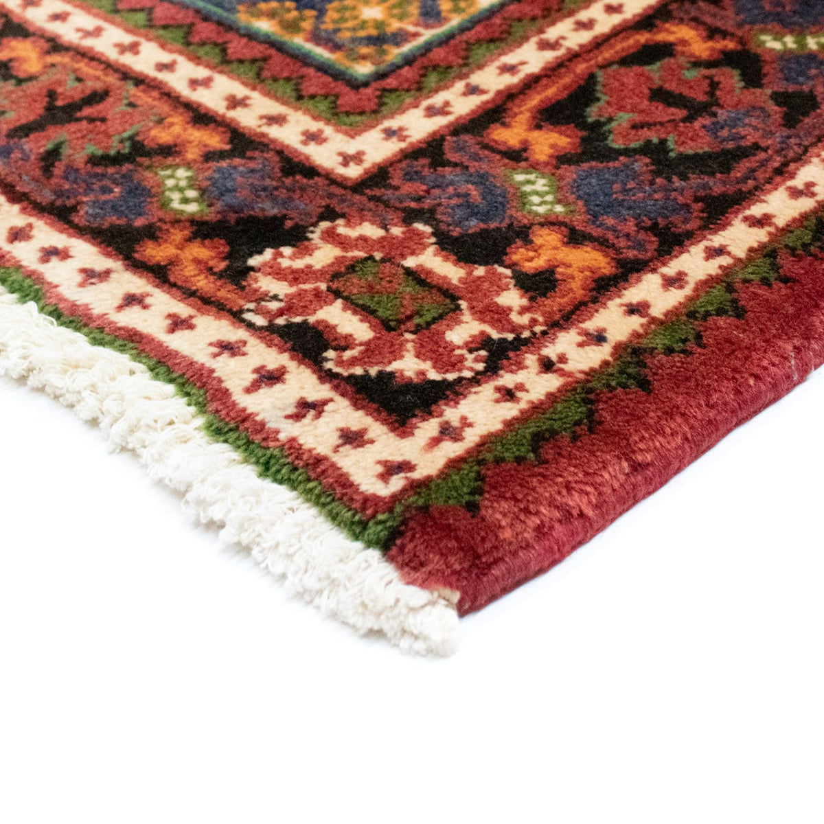Tapis persan - Nomadic - 205 x 138 cm - rouge foncé