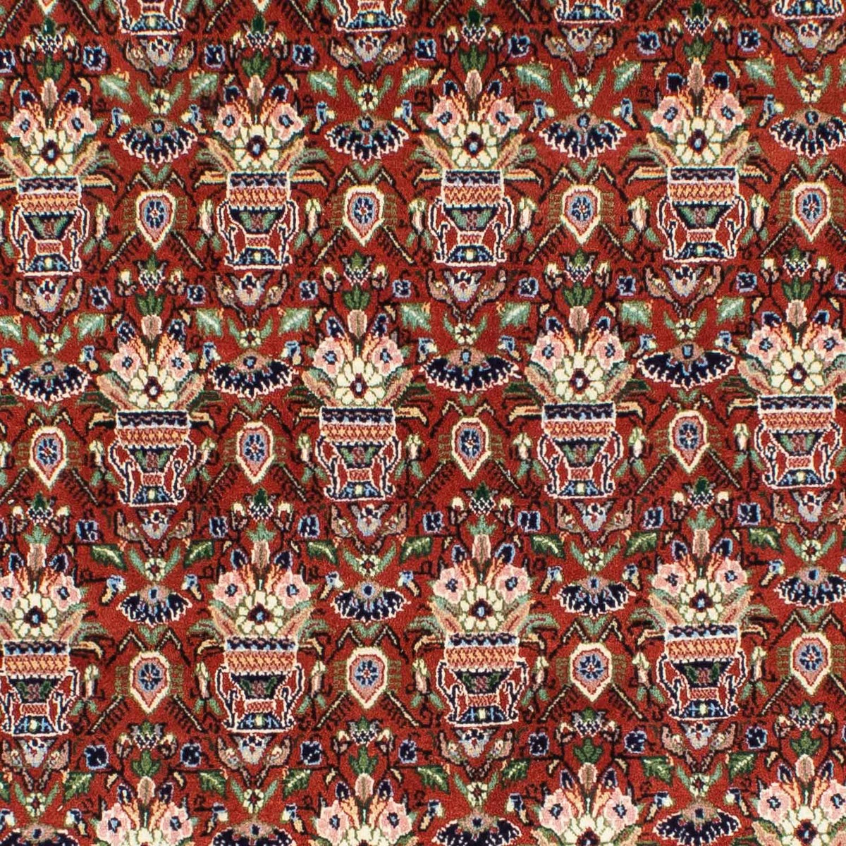 Tapis Gabbeh - Persan Kashkuli - 261 x 175 cm - rouge foncé