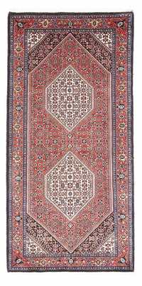 Tapis persan - Bidjar - 160 x 73 cm - rouge clair