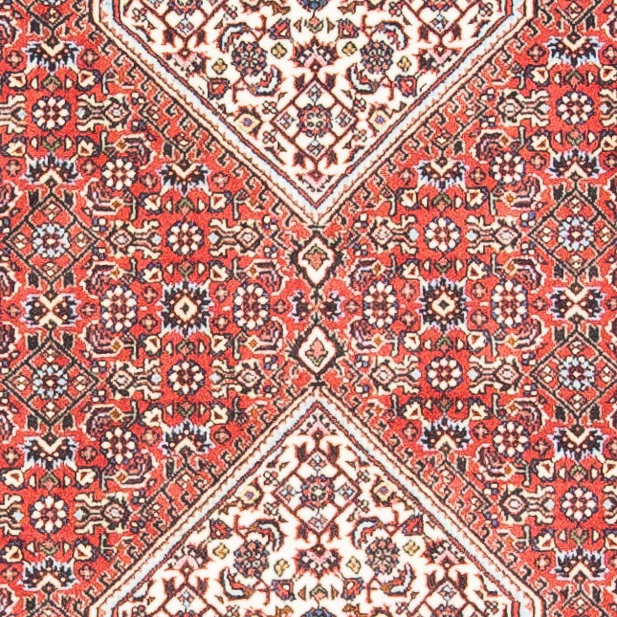 Tapis persan - Bidjar - 160 x 73 cm - rouge clair