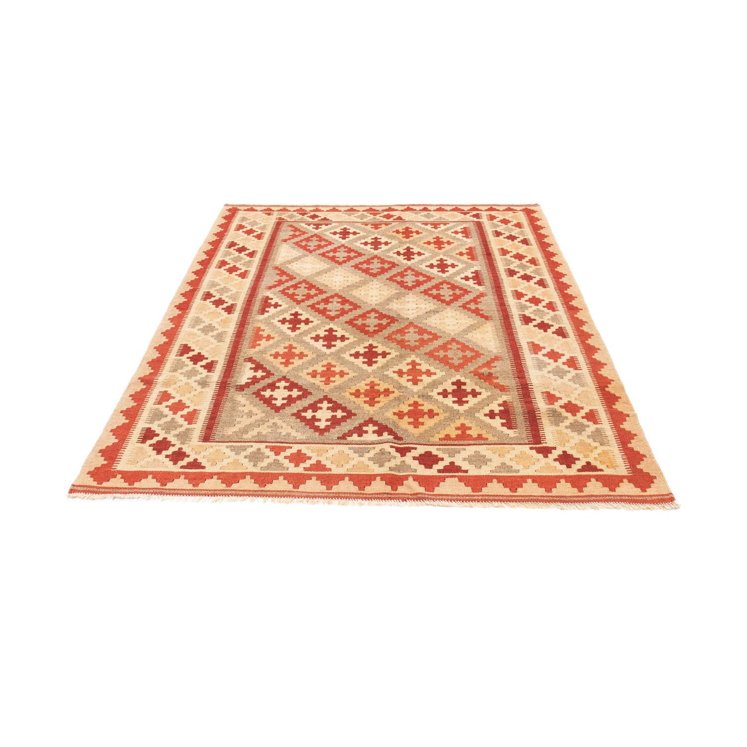 Tapis Kelim - Oriental - 169 x 148 cm - rouge