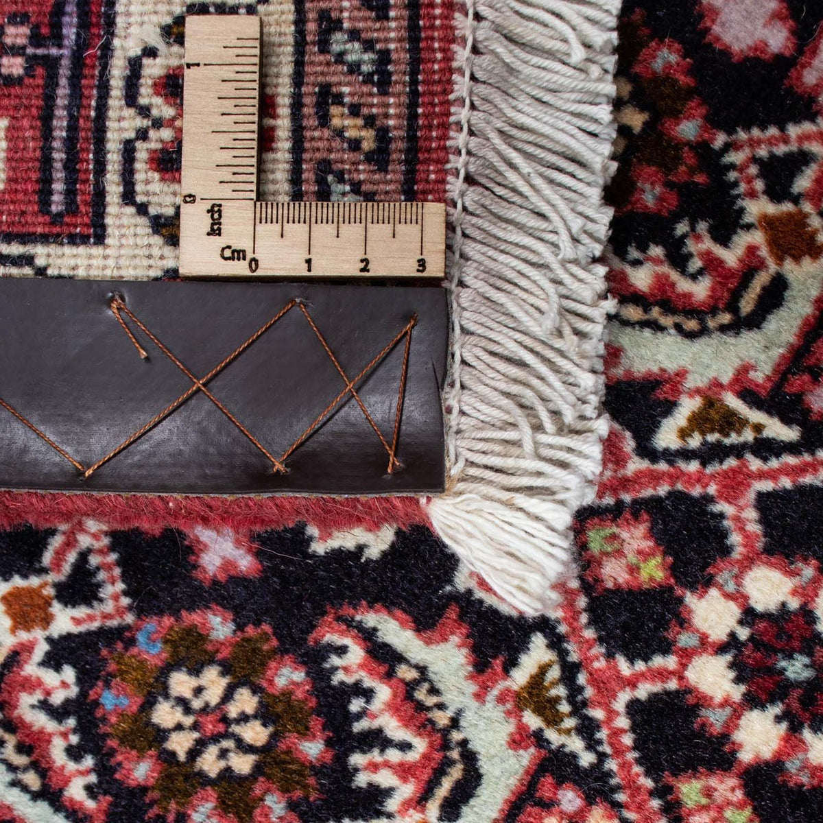 Tapis persan - Bidjar - 220 x 136 cm - bleu foncé