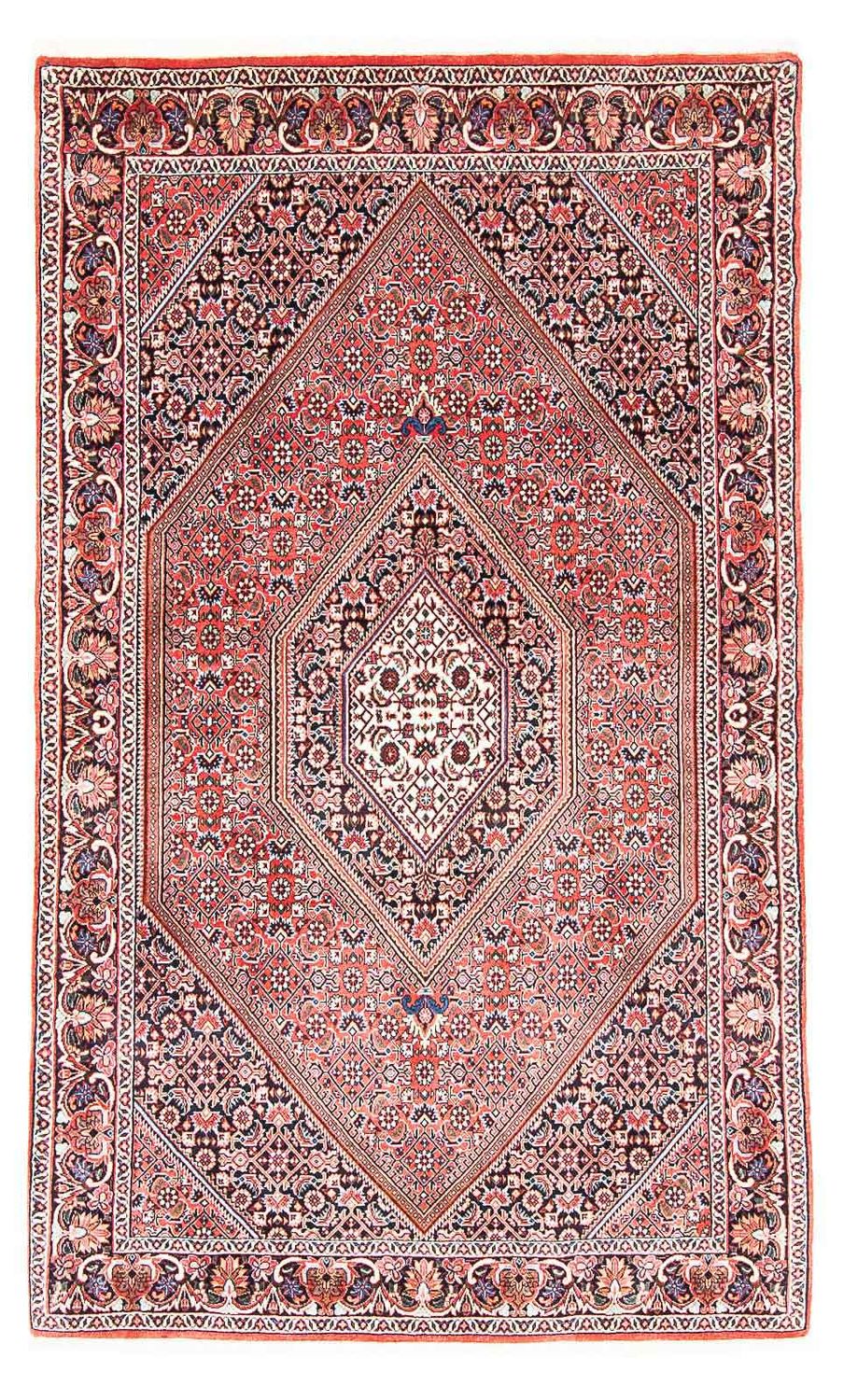 Tapis persan - Bidjar - 180 x 108 cm - rouge clair