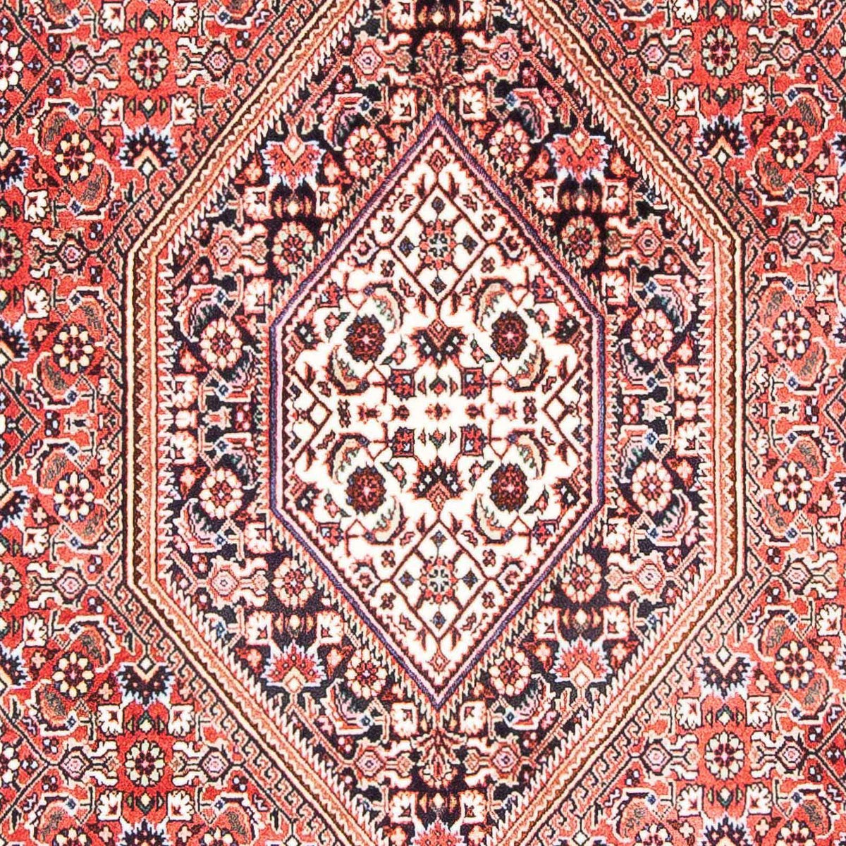 Tapis persan - Bidjar - 180 x 108 cm - rouge clair