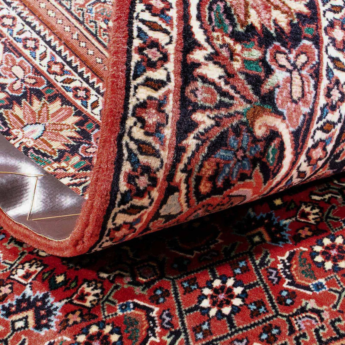 Tapis persan - Bidjar - 180 x 108 cm - rouge clair