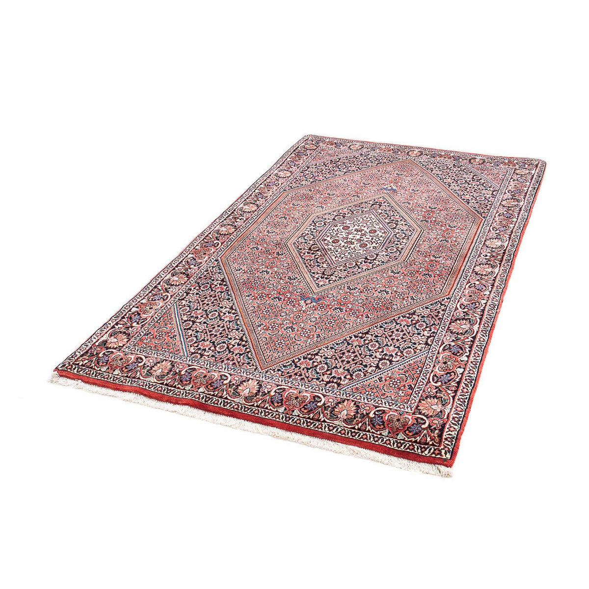 Tapis persan - Bidjar - 180 x 108 cm - rouge clair