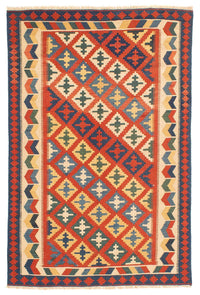 Tapis Kelim - Oriental - 217 x 155 cm - rouge