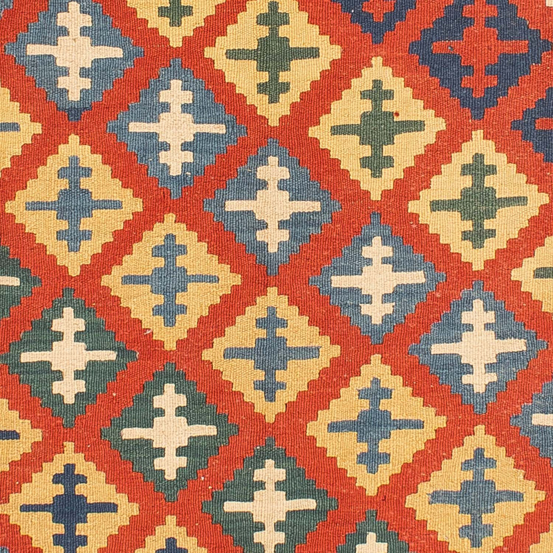 Tapis Kelim - Oriental - 217 x 155 cm - rouge