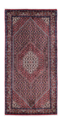 Tapis de couloir Tapis persan - Bidjar - 200 x 97 cm - rouge clair