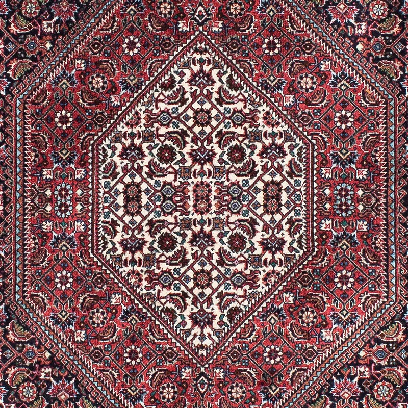 Tapis de couloir Tapis persan - Bidjar - 200 x 97 cm - rouge clair