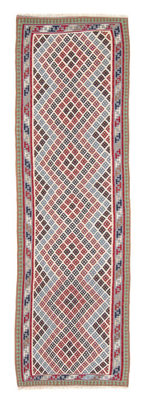 Tapis de couloir Tapis Kelim - Oriental - 385 x 96 cm - multicolore